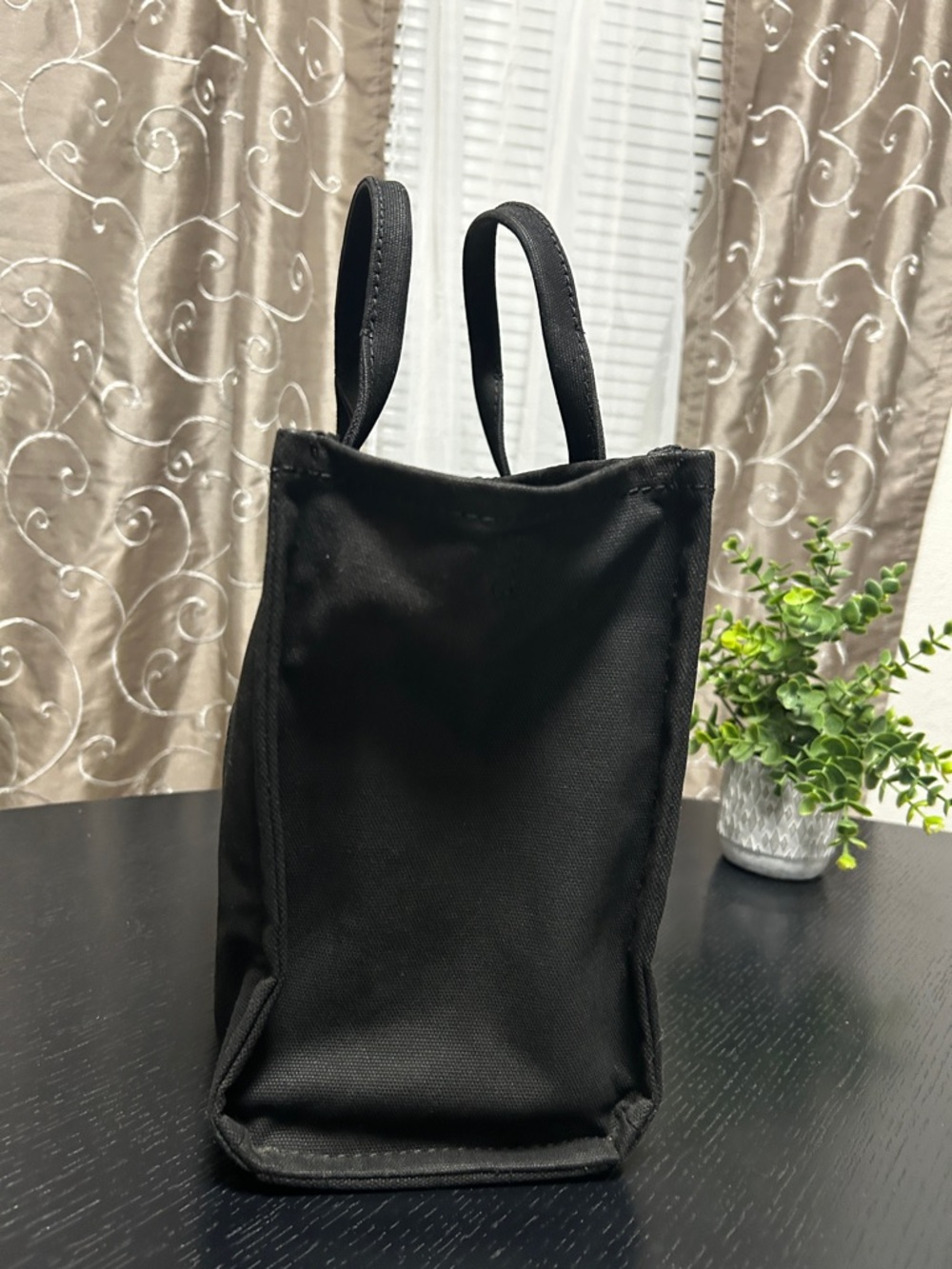 Marc Jacobs Black 'The Tote Bag' Canvas Duffel - Picture 6 of 17